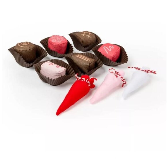NEW Felt Chocolate Food Playset - Picture 3 of 4